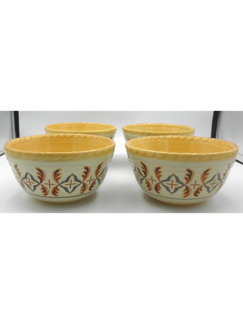 Sienna by Artimino 6-1/4 Inch Soup/Cereal Bowls Set of 4 Pattern Code: AIOSIE